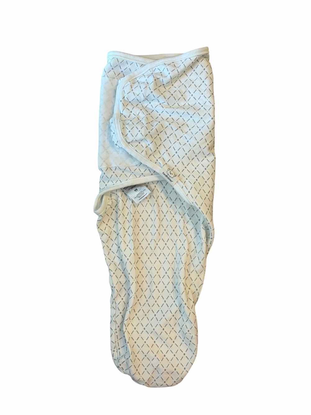 KeaBabies Organic Baby Swaddle Blanket 0–3 Months Gray Geometric